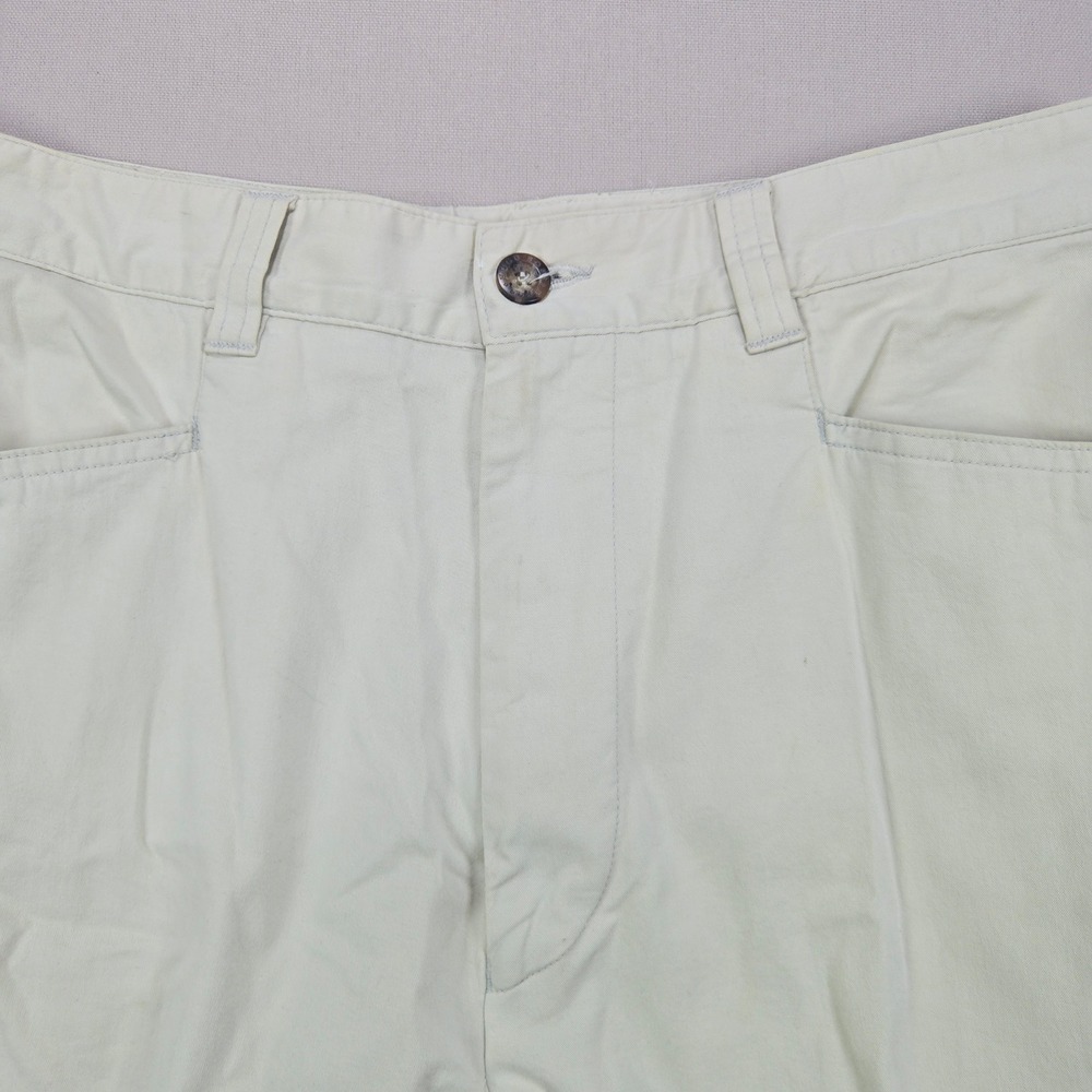 Hugo Boss Mick Trousers Chino Putty Beige Straight Cotton Mens 48 - Picture 7 of 13